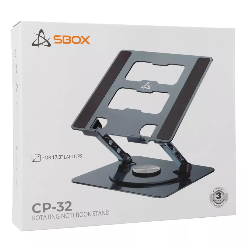 Sbox CP-32 sülearvuti alus 360 pöörlemisega