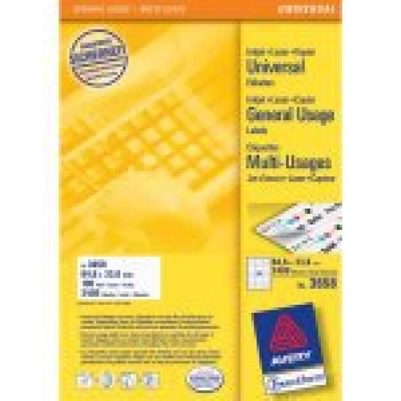 Avery - Sildid - Valge - A4 (210 x 297 mm) - 100 tk
