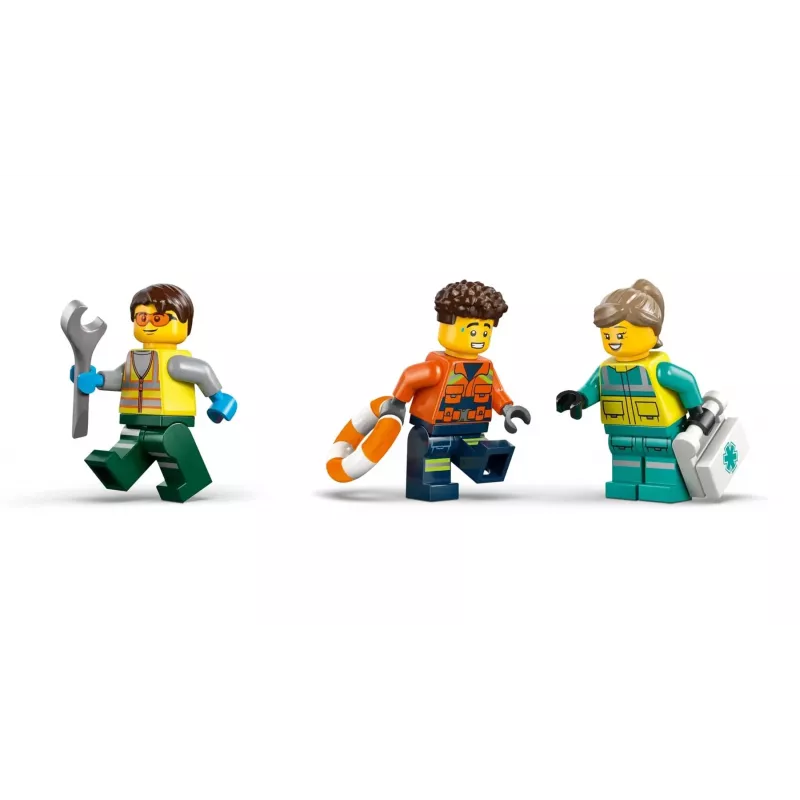 LEGO CITY 60505 Lennuk, Teenindusauto ja Hõljuk