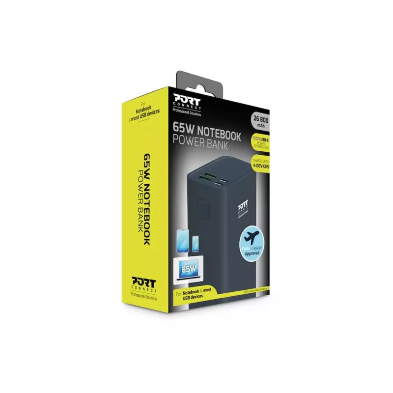 PORT CONNECT väline USB-C aku PD | 26800 mAh | Sinine