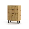 SCANDI 4S õhuke tamm ARTISAN kummut