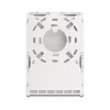 DeLOCK 67054 Keystone pinnale paigaldatav karp, 6 pordiga, valge