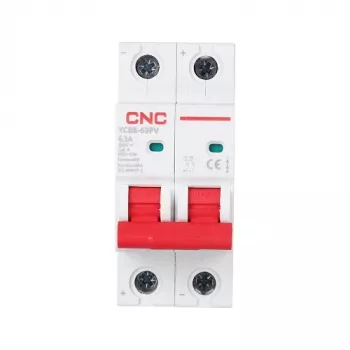 Miniatuurkaitselüliti HiSmart NV821662 2-pooluseline 63A 500V DC