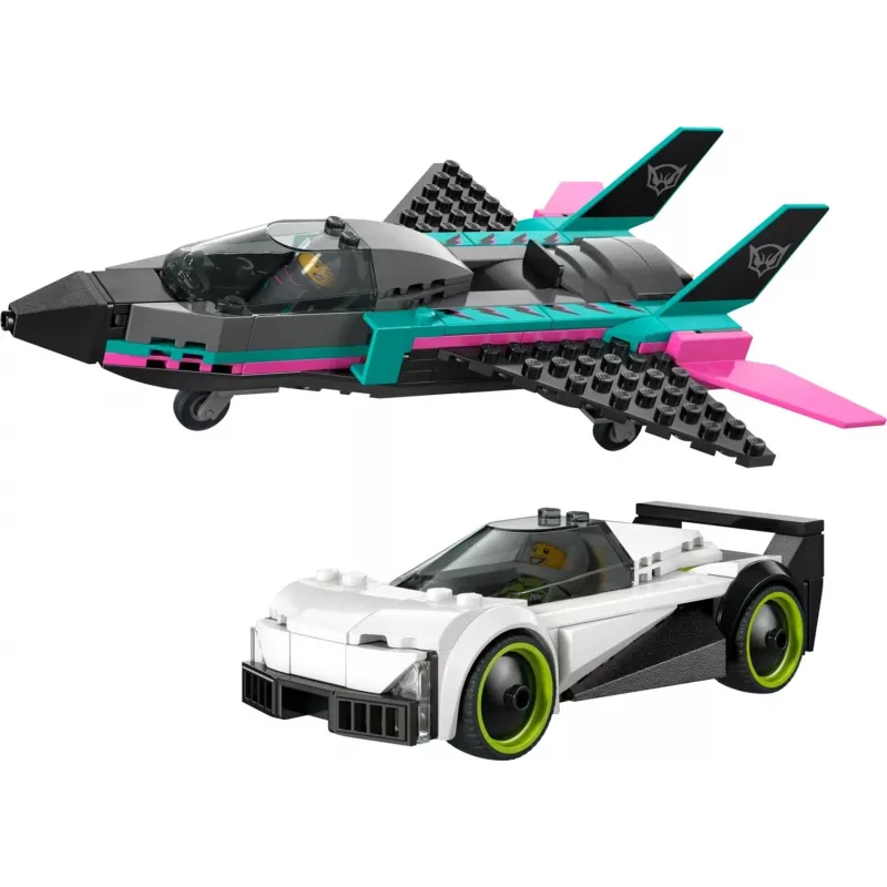 LEGO CITY 60489 Jet vs Auto