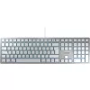 CHERRY KC 6000 õhuke FOR MAC klaviatuur Office USB QWERTZ German Silver