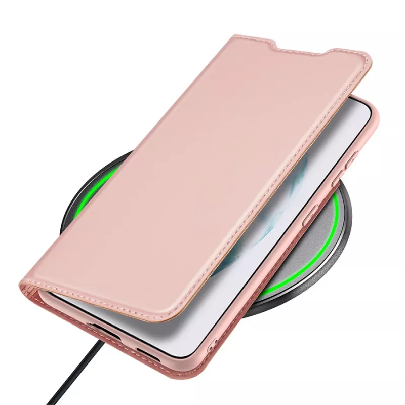 Dux Ducis Skin Pro kabuurikate klapiga Samsung Galaxy S22+ (S22 Plus) roosa
