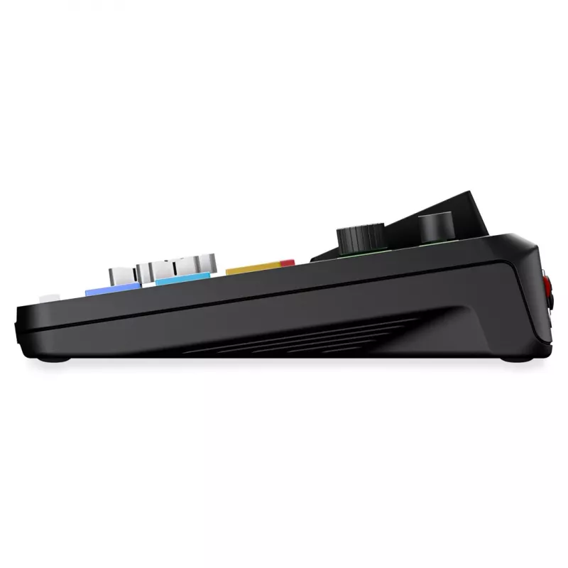 Stuudiokontroller RØDE Caster Duo must — 2 kombineeritud XLR/TRS, 2 TRS liiniväljundit, 48 kHz, 24-bitine, puuteekraan, Wi‑Fi, Bluetooth