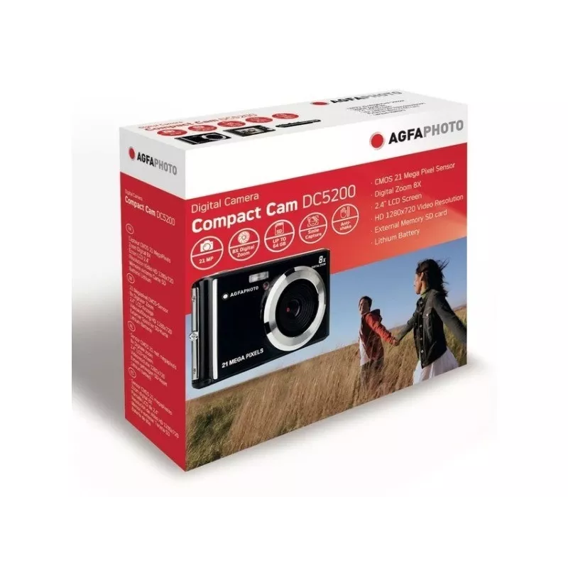 AgfaPhoto Compact DC5200 Kompaktkaamera 21 MP CMOS 5616 x 3744 Pikslit Sinine (DC5200-BL)