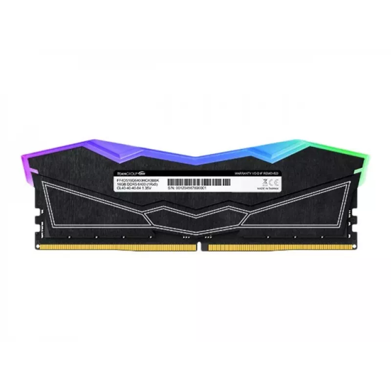 DIMM 32 GB DDR5-6000 (2x 16 GB) Dual-Kit, mälu must, FF3D532G6000HC38ADC01, Delta RGB, INTEL XMP