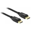 Delock - DisplayPorti kaabel - DisplayPort (M) DisplayPorti (M) - 3 m - riiviga - must
