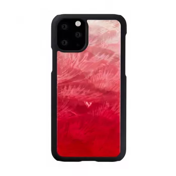 Nutitelefoni ümbris iKins iPhone 11 Pro jaoks — roosa järv ja must kahevärviline kaitseümbris