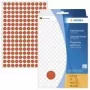 HERMA - püsikleepuvad sildid - Punane - 8 mm Ümmargune 5632 silti (32 lehte x 176) (2212)
