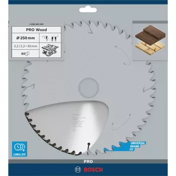 Bosch Optiline puidust ketassaelehed, 2,2 mm