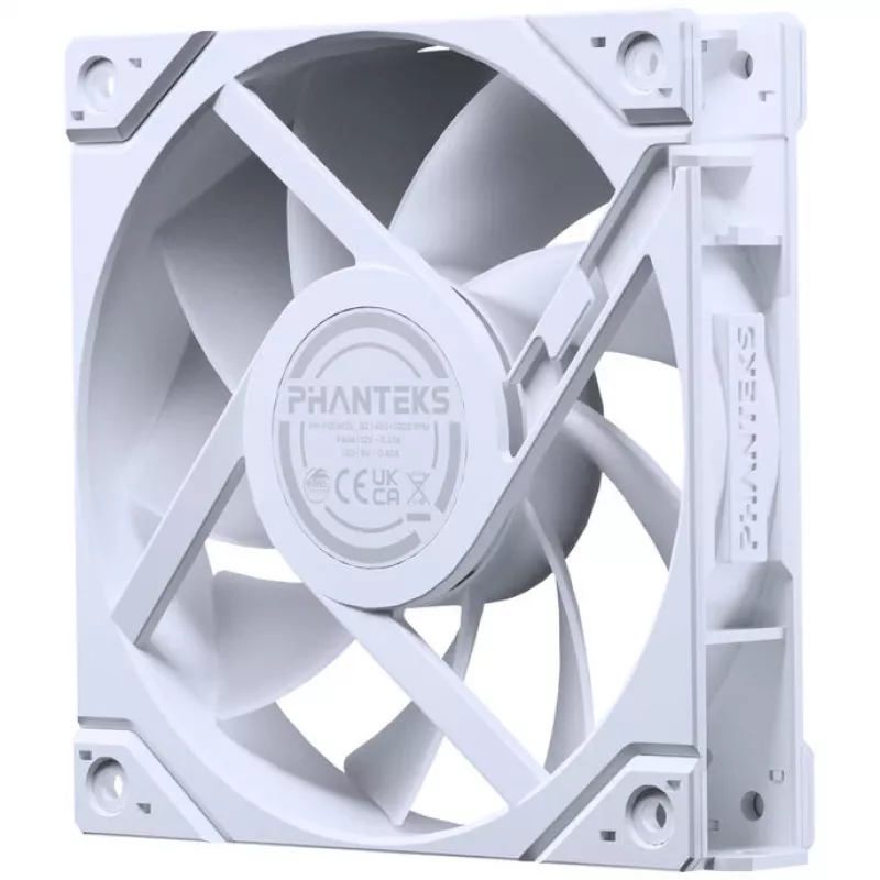 Phanteks M25 Gen2 120mm PWM ARGB korpuseventilaator - valge