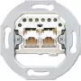 JUNG UAE 2X8 UPO 2 x RJ-45 hall pistikupesa (UAE2X8UPO)
