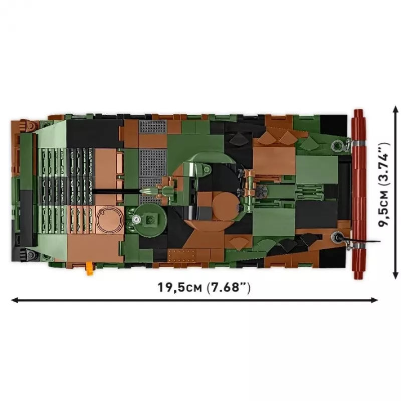Ehitusklotside komplekt Cobi Armed Forces BWP-1 2630 — Poola/Ukraina amfiibse soomustransportööri mudelikomplekt