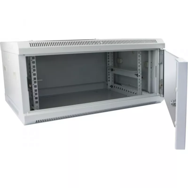 Seinale kinnitatav rack ALLNET ALL-SMC6412GRAU 12U, 50 kg kandevõime, lukuga, hall
