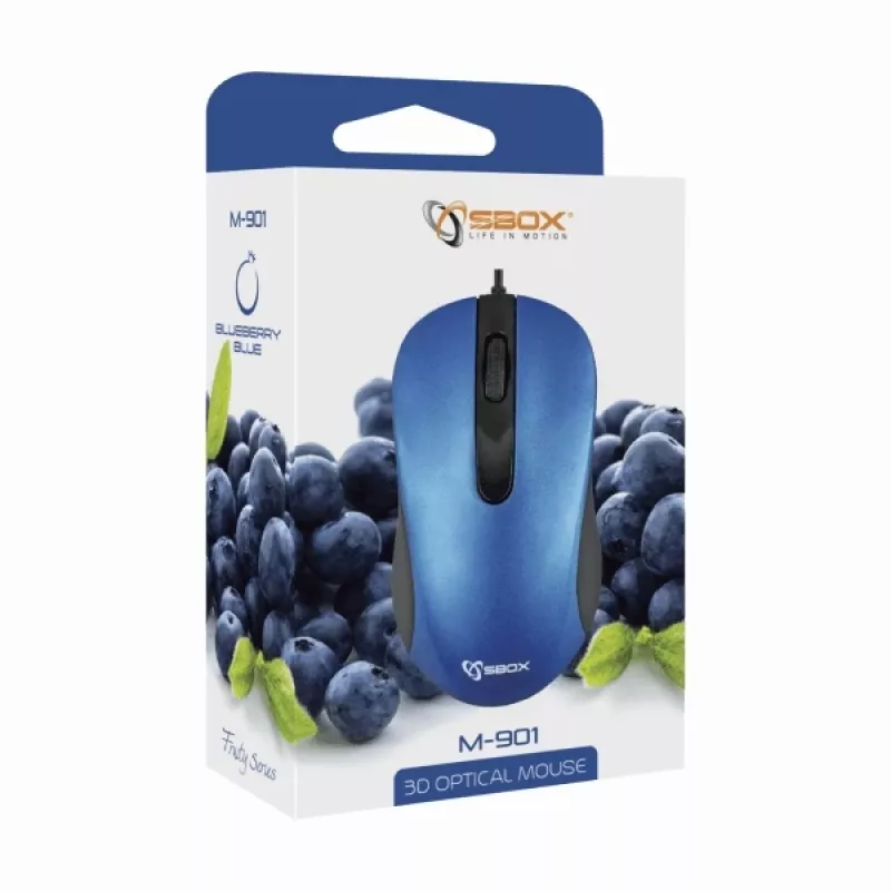 Sbox M-901 optiline hiir sinine