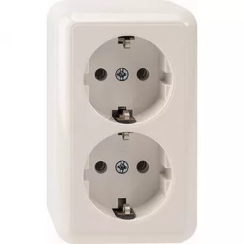 Pistikupesa CEE 7/3 Merten MEG2421-8719 Valge
