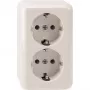 Pistikupesa CEE 7/3 Merten MEG2421-8719 Valge