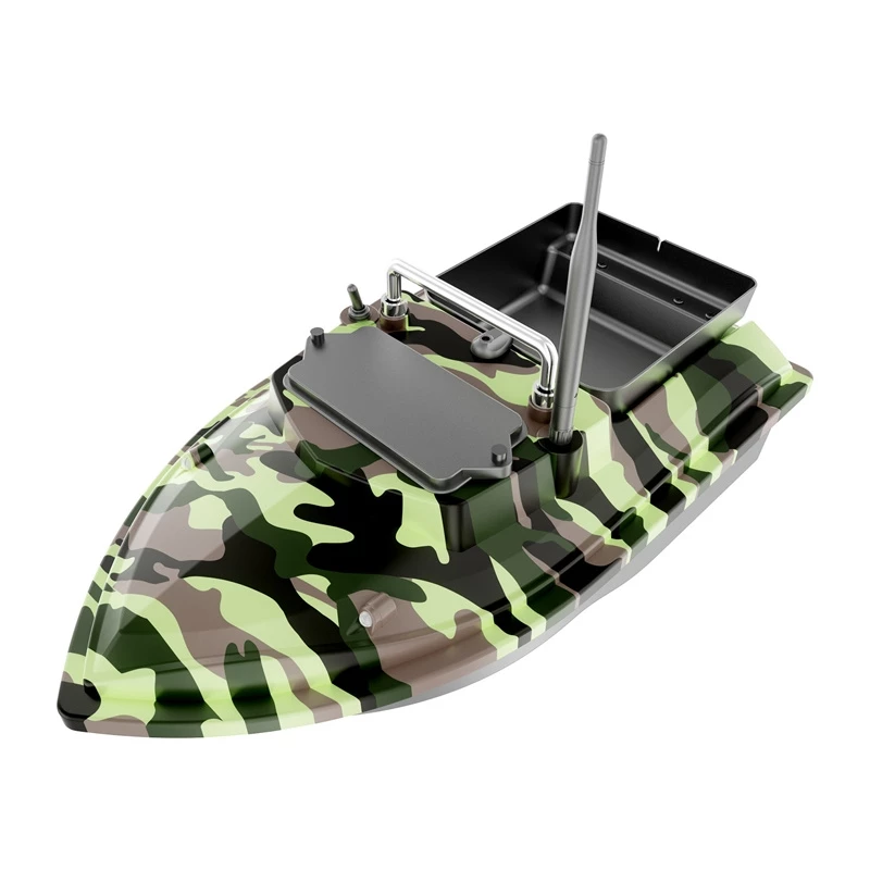 Söödapaat Flytec V050 12000mAh akuga, camo roheline — raadio teel juhitav söödapaat