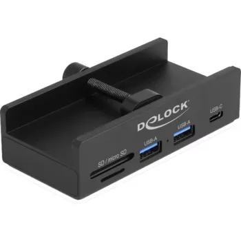 DeLOCK 64263 USB-jaotur Type-A 5000 Mbit/s Must