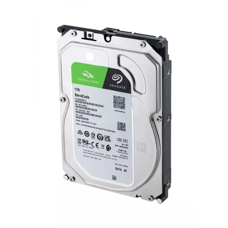 Seagate Barracuda ST1000DM014 sisemine kõvaketas 1 TB 7200 RPM 256 MB 3.5 tolli Serial ATA III