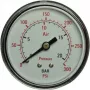 Manomeeter (rõhumõõtur) Aerotec tagumine ühendus väliskeermega 1/4 tolli mudel 9414582