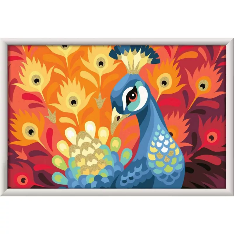 Värvimiskomplekt Ravensburger CreArt Uhke Paabulind — maalimiskomplekt