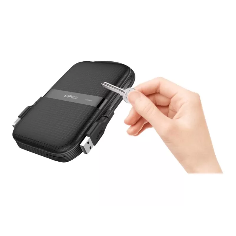 Väline kõvaketas Silicon Power 2GB USB 3.2 Armor A60 Must