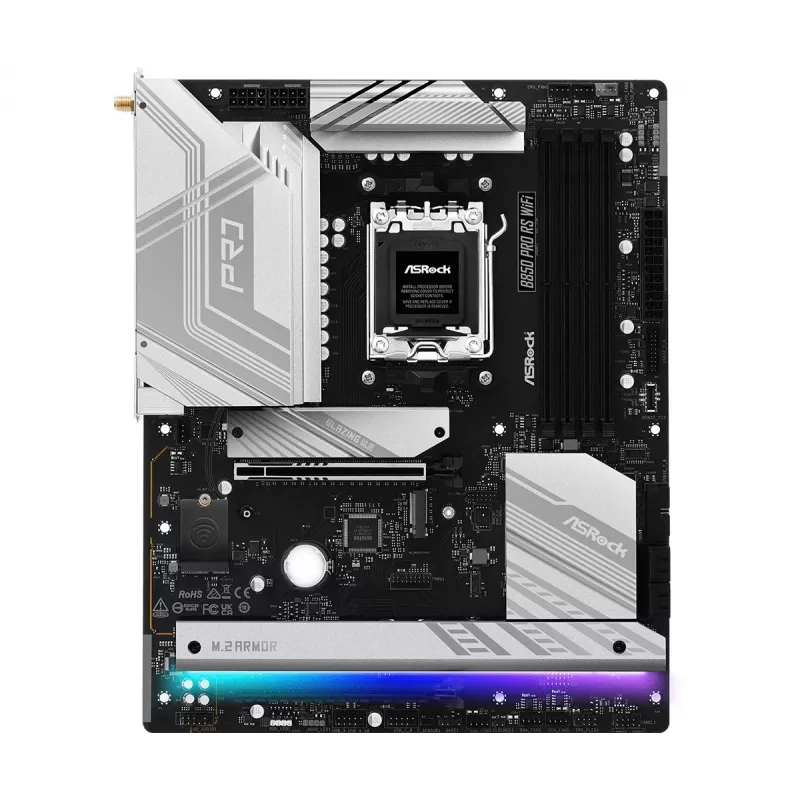 ASRock B850 Pro RS WiFi AM5 ATX emaplaat