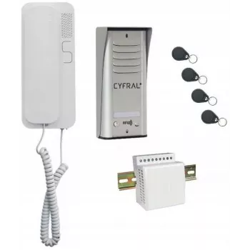Intercom Cyfral Cosmo 1-TENANT Silver