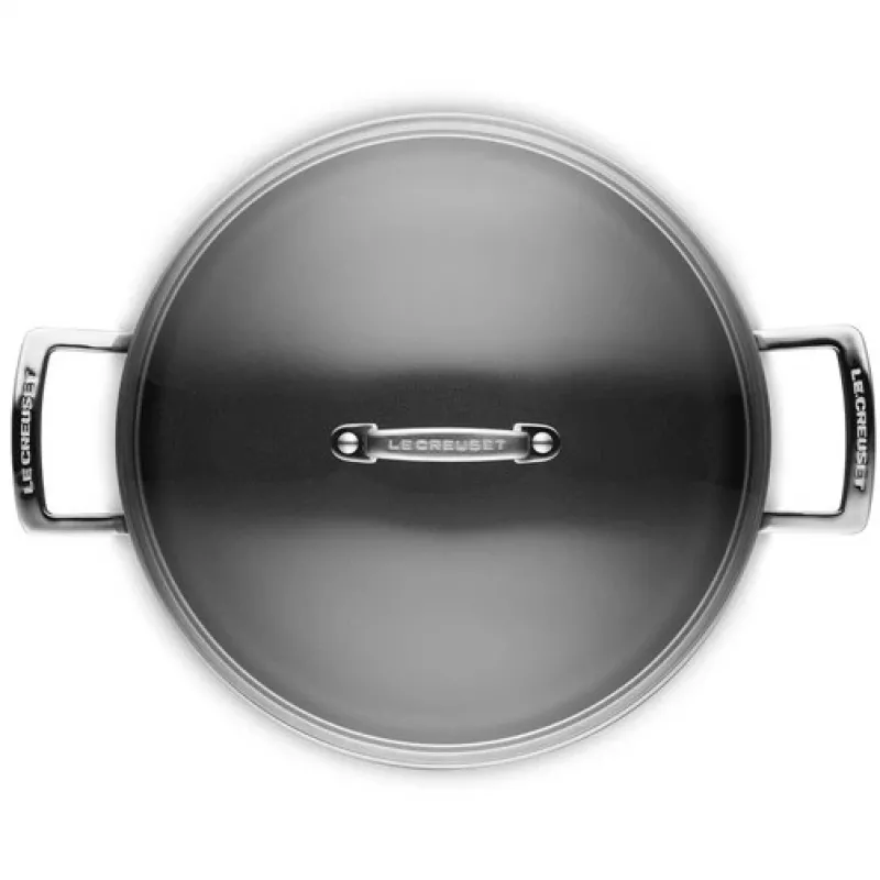 Le Creuset Toughened Non-Stick sauteuse klaasist kaanega 28 cm