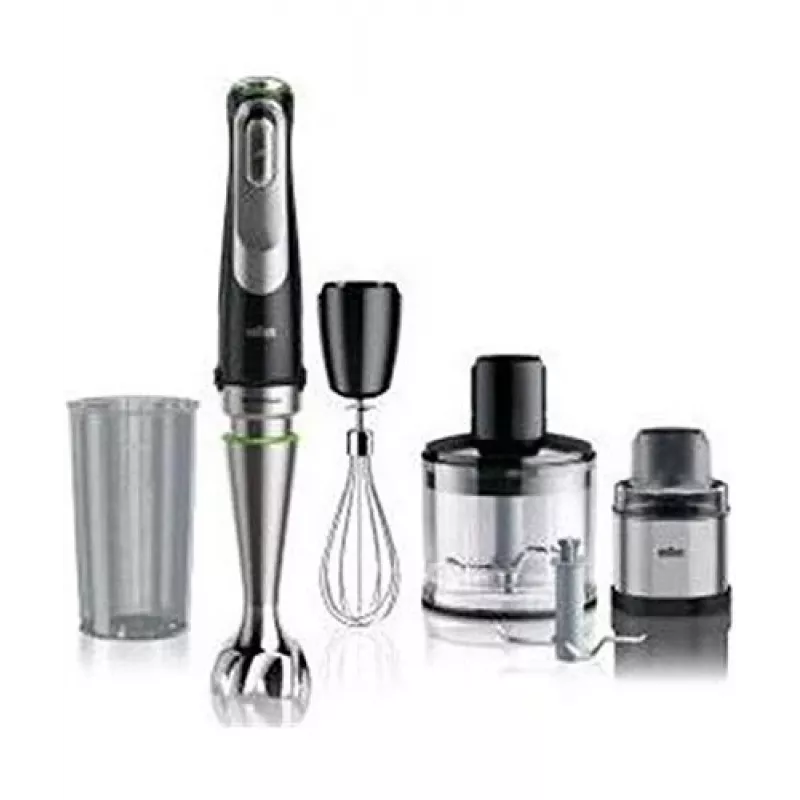 Braun MultiQuick 9 MQ9138XI 0,6 L saumsegur 1200 W Must, Roostevaba teras