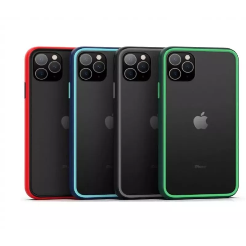 Kaitsev telefonikott COMMA iPhone 11 Pro Maxile — löögikindel, roheline