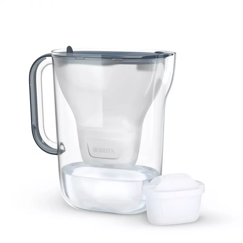 Veefiltrikann BRITA Style Essential 2.4 L Graphite — kann MAXTRA kassetiga, Smart Light, 1.4 L filtreeritud maht