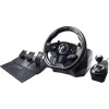 Rool + pedaalid Subsonic GS850-X Must 270° pöörlemine USB