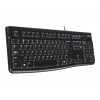 K120 juhtmega klaviatuur, juhtmega, USB, QWERTZ, must