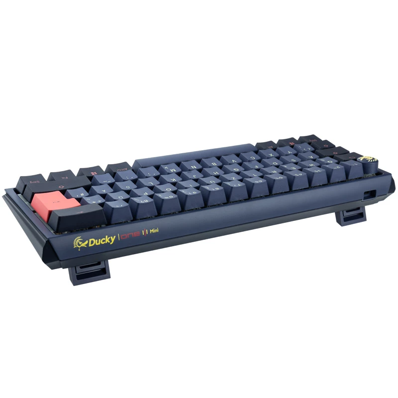 Ducky One 3 Mini klaviatuur mängimiseks USB sinine
