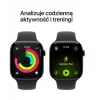 Apple Watch Series 11 GPS + Cellular 42mm tumehall alumiiniumist korpus musta spordirihmaga – M/L