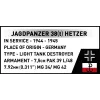 Cobi Blocks Jagdpanzer 38t Brave ehituskomplekt, 731 tükki