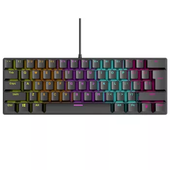 Mehaaniline klaviatuur RAMPAGE PLOWER K60 Blue lülitite ja RGB taustavalgustusega