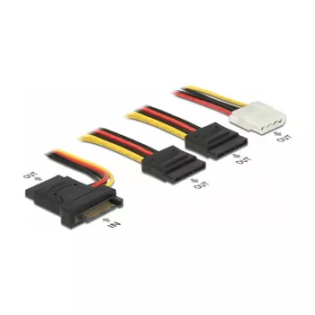 Sisemine toitekaabel DeLOCK 60171 0,2 m SATA 15-kontaktiline isane