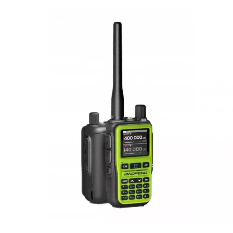Pihu raadiosaatja Baofeng UV-5R EU USB-C, Bluetooth, VHF/UHF (136–174 MHz), FM 65–108 MHz, 5 W, 1600 mAh, LCD, LED taskulamp
