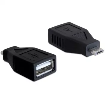 DeLOCK - USB-adapter - USB Type A, 4 kontakti (emane) - 5 kontakti Micro-USB Type B (isane) (65296)
