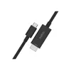 USB USB-C HDMI-kaabel Belkin AVC012bt2MBK 2m Must