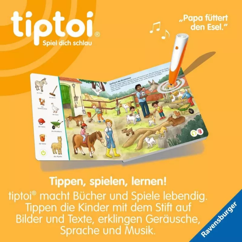 tiptoi Otsi ja avasta: Minu loomad, õpperaamat