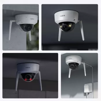 Reolink | 4K Ultra HD IK10 Vandalismikindel kaamera | W437 | Kuplikaamera | 8 MP | 2.7-13.5mm | IP67 | H.265 | Micro SD, max 256 GB