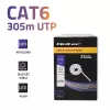 UTP-nöörkaabel QOLTEC 50359 RJ45 CAT6 305 m sinine