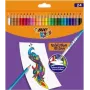 BIC Kids Evolution Illusion kustutatavad pliiatsikriidid, 24 värvi